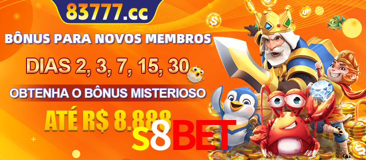 Anúncio dos benefícios para Membro VIP Sênior na plataforma s8bet, incluindo bônus promocionais, semanais e mensais, ilustrado com o personagem Fortune Tiger.